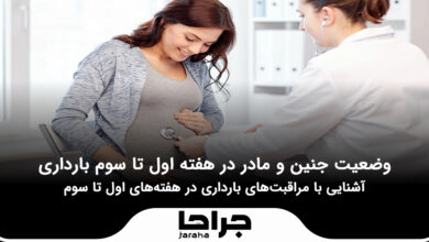 وضعیت جنین و مادر در هفته اول تا سوم بارداری