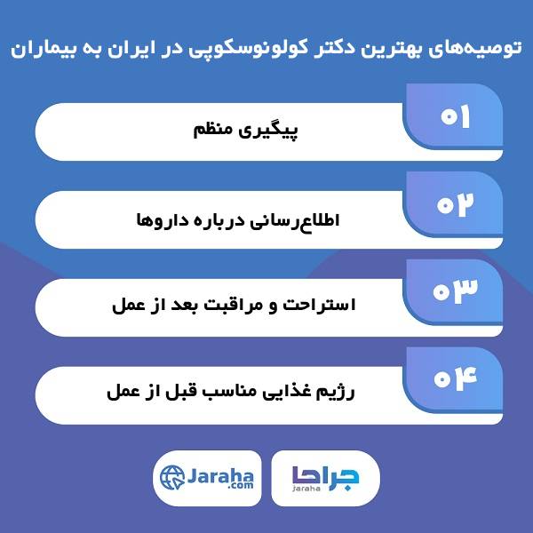 خدمات تخصصی بهترین دکتر کولونوسکوپی در ایران