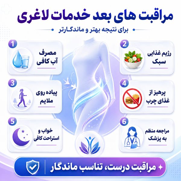 مراقبت های بعد خدمات لاغری