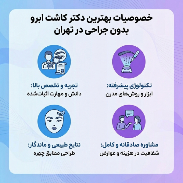 مهمترین روشهای کاشت ابرو بدون جراحی که باید بشناسید!