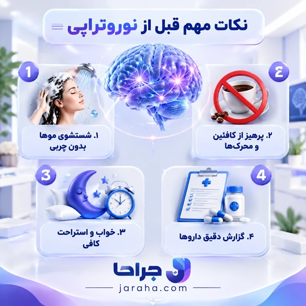 نکات مهم قبل از نوروتراپی