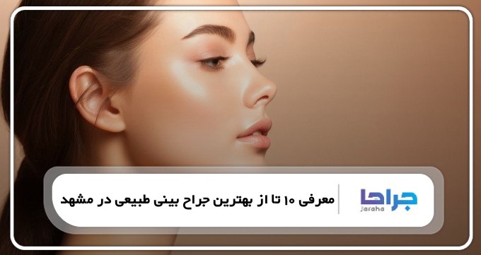 بهترین جراح بینی طبیعی در مشهد