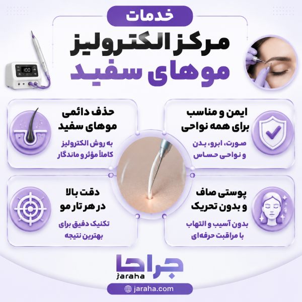 خدمات مرکز الکترولیز موهای سفید