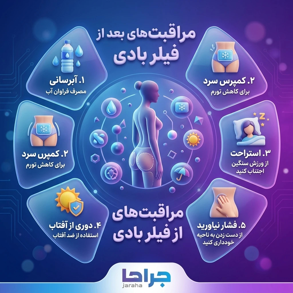 فیلر بادی برای کدام نواحی بدن مناسب است؟