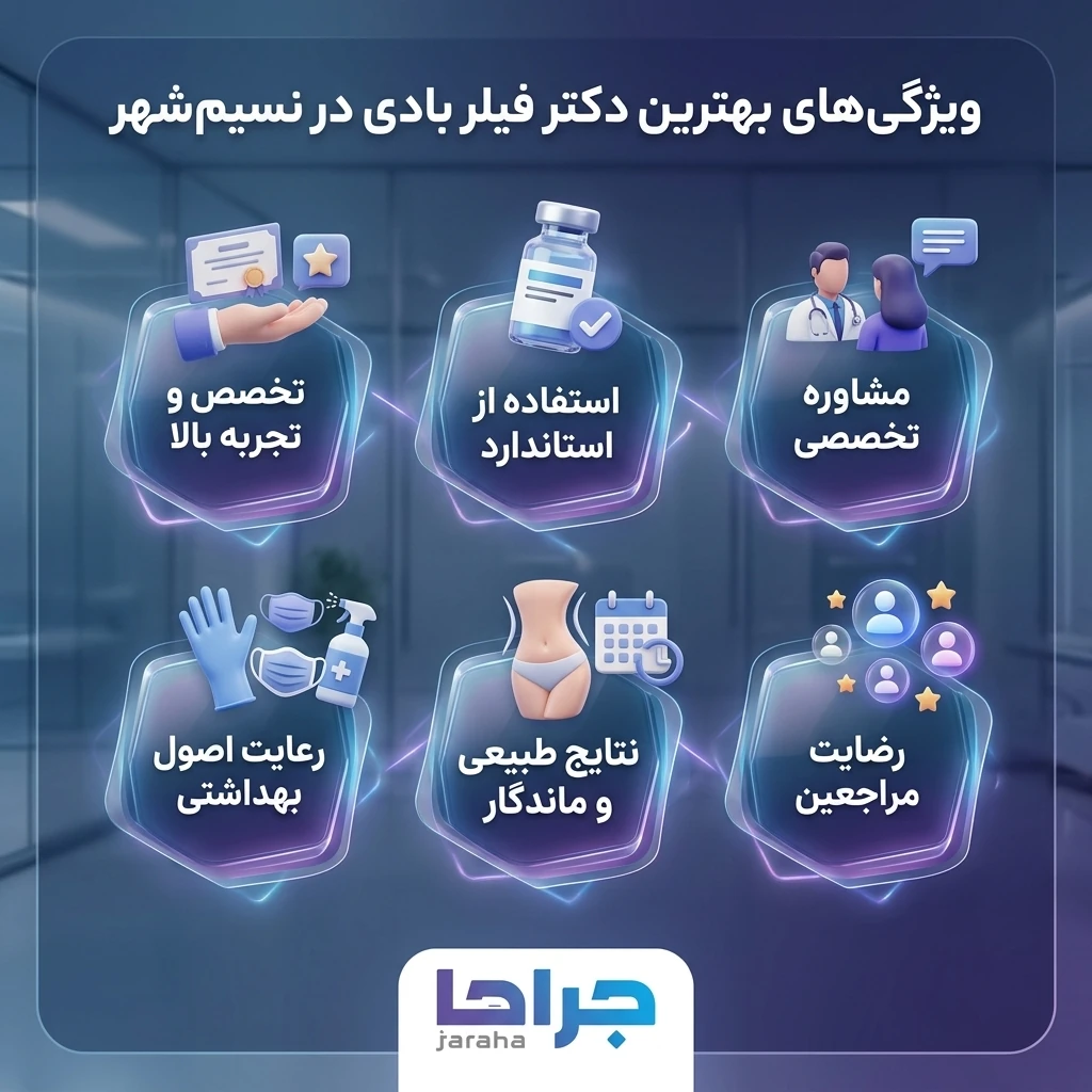 رفع نواقص بدن با فیلربادی