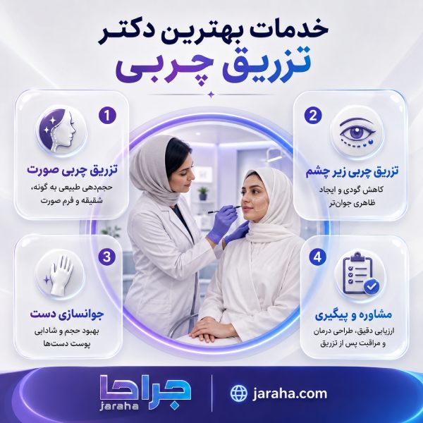 خدمات بهترین دکتر تزریق چربی