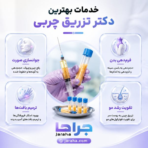 خدمات بهترین دکتر تزریق چربی