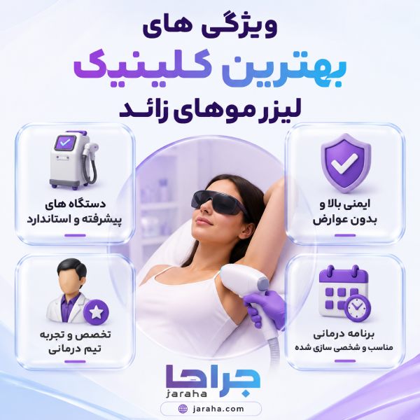 ویژگی بهترین کلینیک لیزر موهای زائد