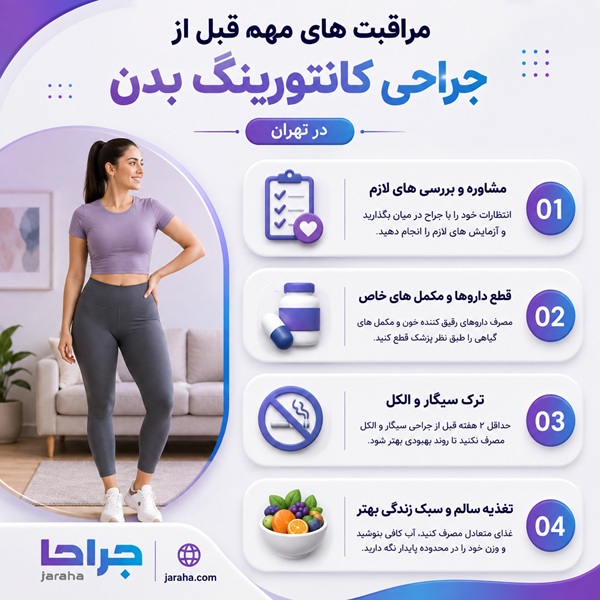 مراقبت های مهم قبل از جراحی کانتورینگ بدن