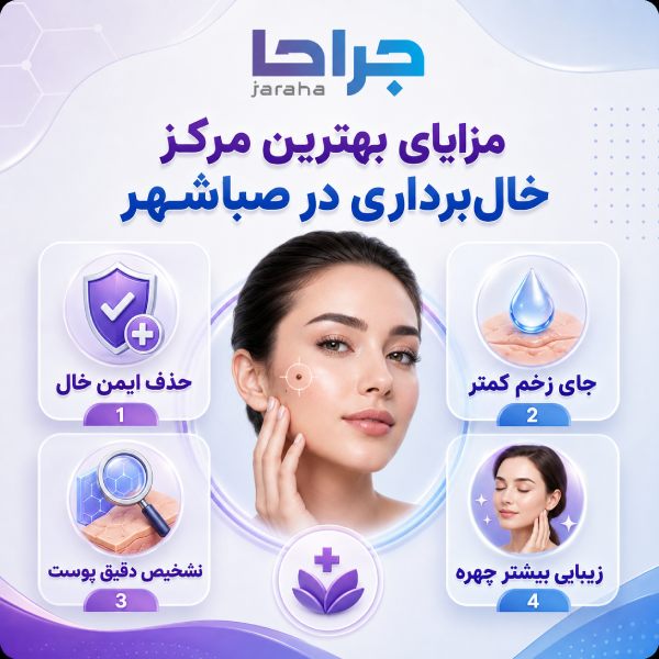 مزایای بهترین مرکز خال برداری در صباشهر