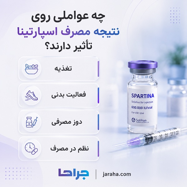 چه عواملی روی نتیجه مصرف اسپارتینا تاثیر دارند؟